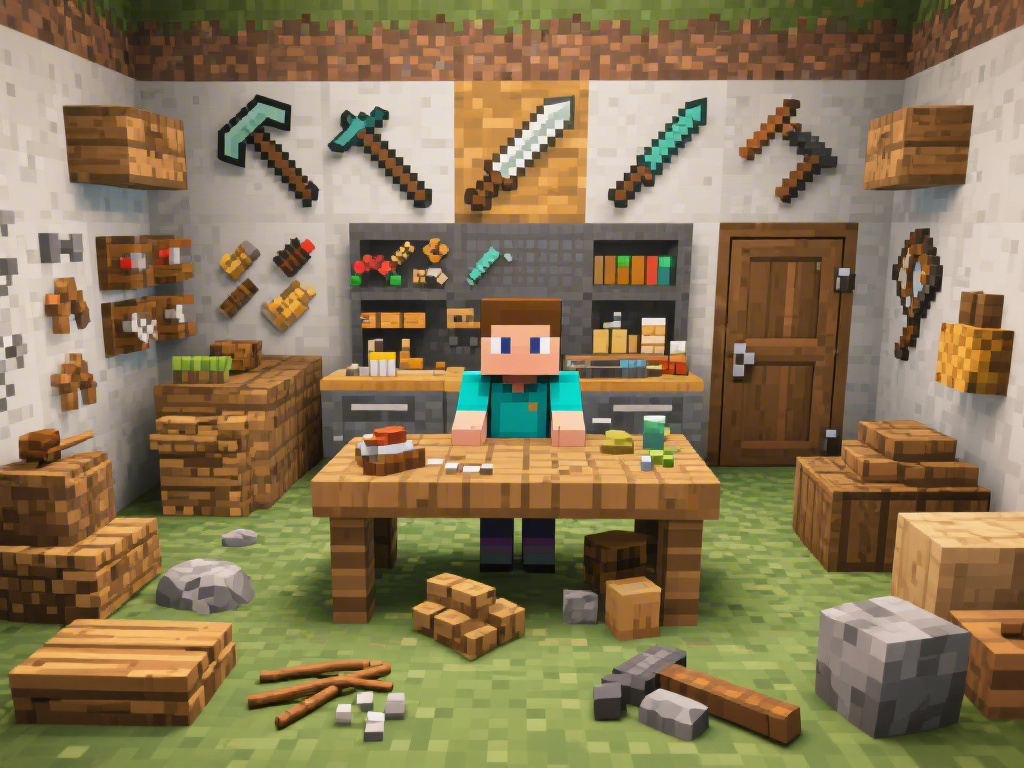 Crafting Recipes in Minecraft for Beginners