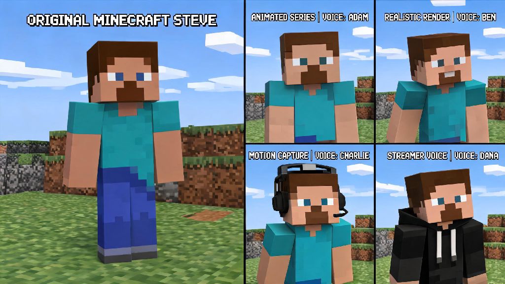 Who Played Steve in Minecraft? All Voice Actors & Behind-the-Scenes Facts